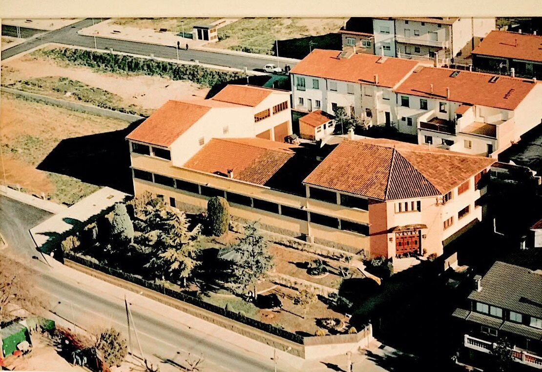 Vista aérea histórica del conjunto